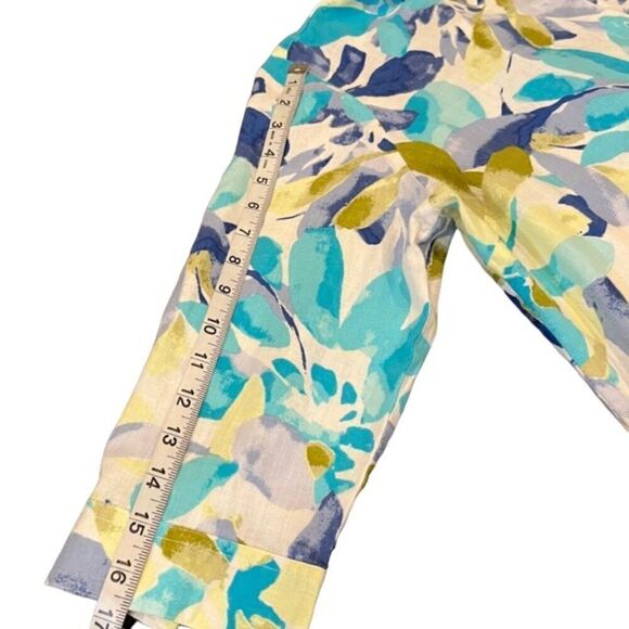 Cathy Daniels Women's Linen Color Toned Print Top Size Extra Large - Picture 5 of 7